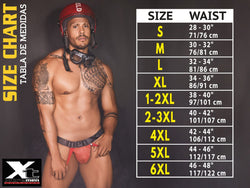 Xtremen Men's Underwear 91225 Microfiber Trunks Color Red thumbnail 4