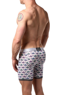 YOCISCO White La Havana Bamboo Boxer Brief thumbnail 3