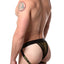 YOCISCO Yellow/Black Mesh Jock-Thong
