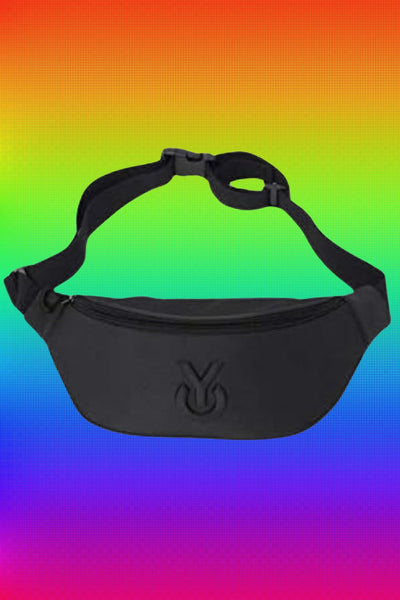 Yocisco Black Gridlock Chest Pouch