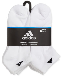 adidas Cushioned Athletic 6-Pack Low Cut Socks thumbnail 3
