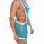 american Jock Turquoise Tryst Mesh Singlet