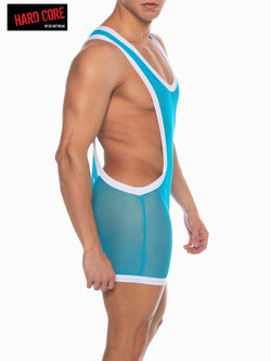 american Jock Turquoise Tryst Mesh Singlet thumbnail 2