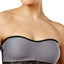 b.tempt'd Black/Silver b.charming Bandeau Bralette