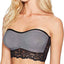 b.tempt'd Black/Silver b.charming Bandeau Bralette