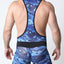 cellBlock 13 Blue Ajax Camo Mesh Singlet