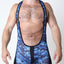 cellBlock 13 Blue Ajax Camo Mesh Singlet