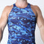 cellBlock 13 Blue Ajax Camo Mesh Tank Top