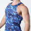 cellBlock 13 Blue Ajax Camo Mesh Tank Top