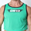 cellBlock 13 Green Marathon Cutoff Tank Top