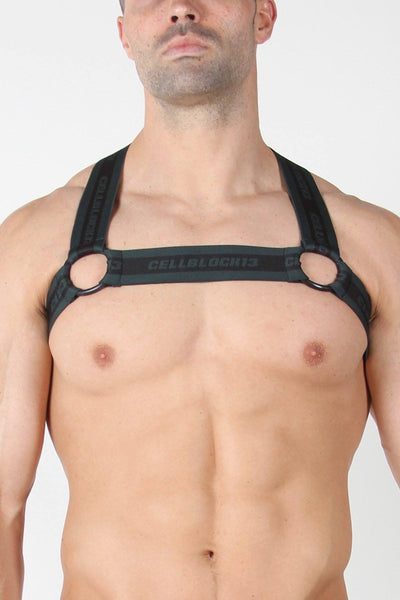 cellBlock 13 Green Rascal Elastic Harness