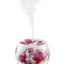 ellia for HoMEDiCS White/Pink-Flowers Awaken Ultrasonic Aroma Diffuser Starter Kit