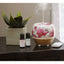 ellia for HoMEDiCS White/Pink-Flowers Awaken Ultrasonic Aroma Diffuser Starter Kit
