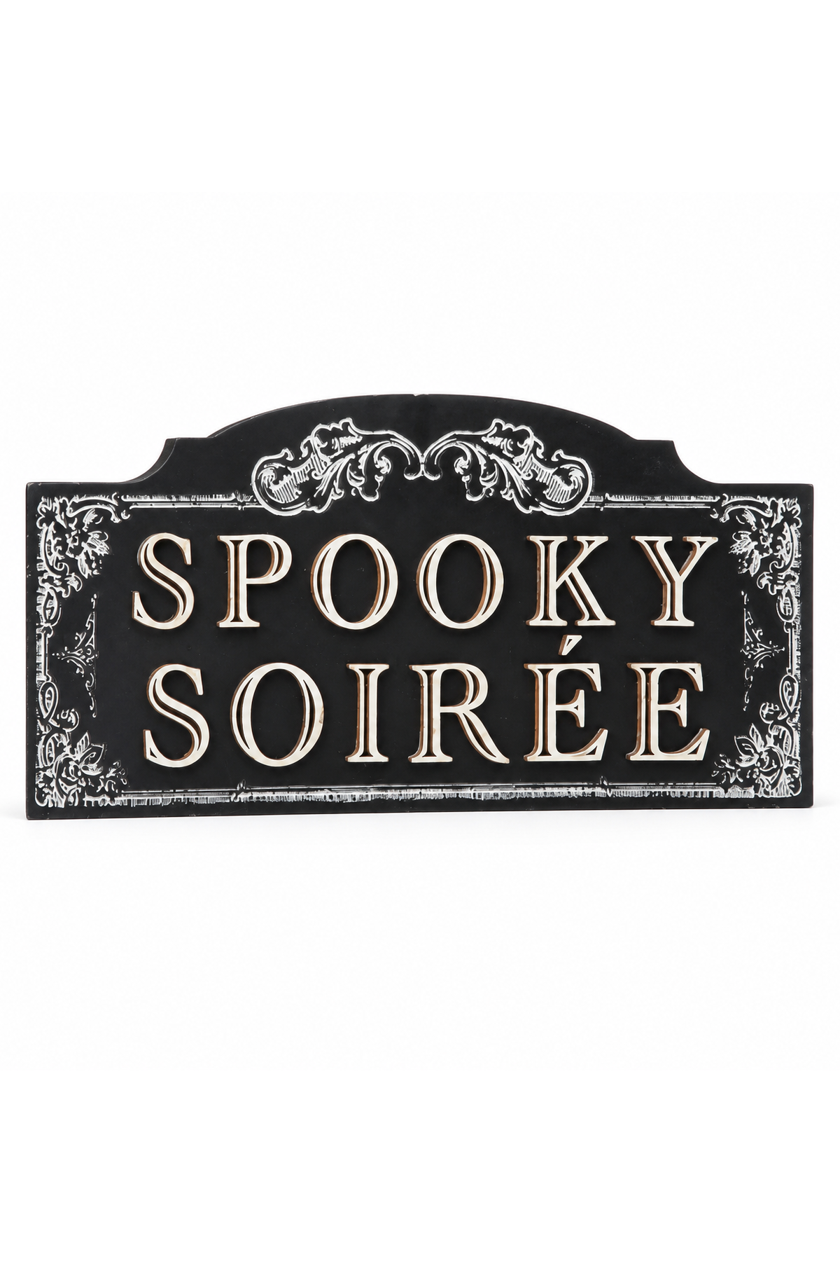 “Spooky Soirée” Gothic Halloween Tabletop Sign