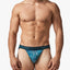 pAPI Crystal teal And Pageant Blue 2-Pack Jockstraps