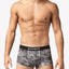 pAPI grey Paisley and Black Beauty 2-Pack Microflex Brazilian Trunks