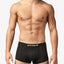 pAPI grey Paisley and Black Beauty 2-Pack Microflex Brazilian Trunks