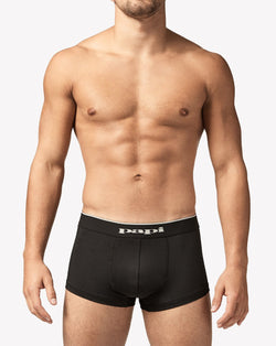 pAPI grey Paisley and Black Beauty 2-Pack Microflex Brazilian Trunks thumbnail 4