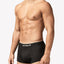 pAPI grey Paisley and Black Beauty 2-Pack Microflex Brazilian Trunks