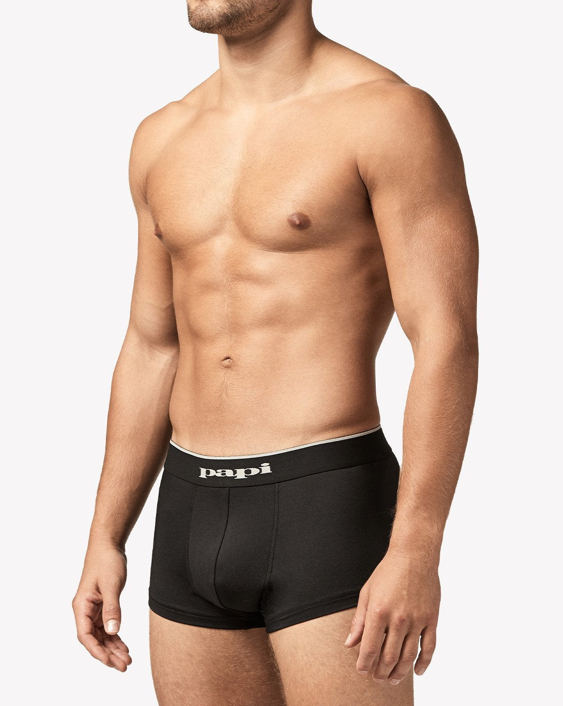 pAPI grey Paisley and Black Beauty 2-Pack Microflex Brazilian Trunks