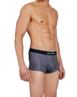 papi Grey Denim and Black Beauty 2-Pack Microflex Brazilian Trunks thumbnail 3