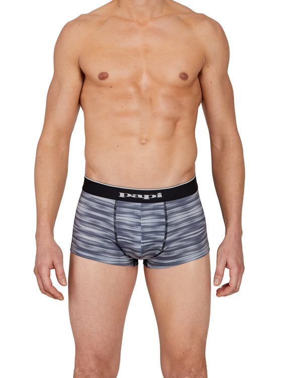 papi Grey Space Dye Magnet 2-Pack Microflex Brazilian Trunks