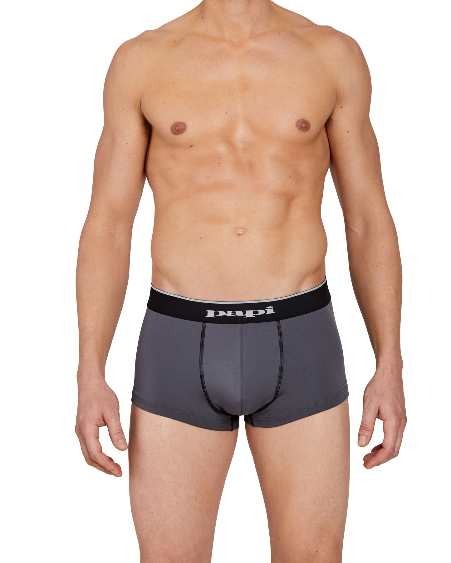papi Grey Space Dye Magnet 2-Pack Microflex Brazilian Trunks