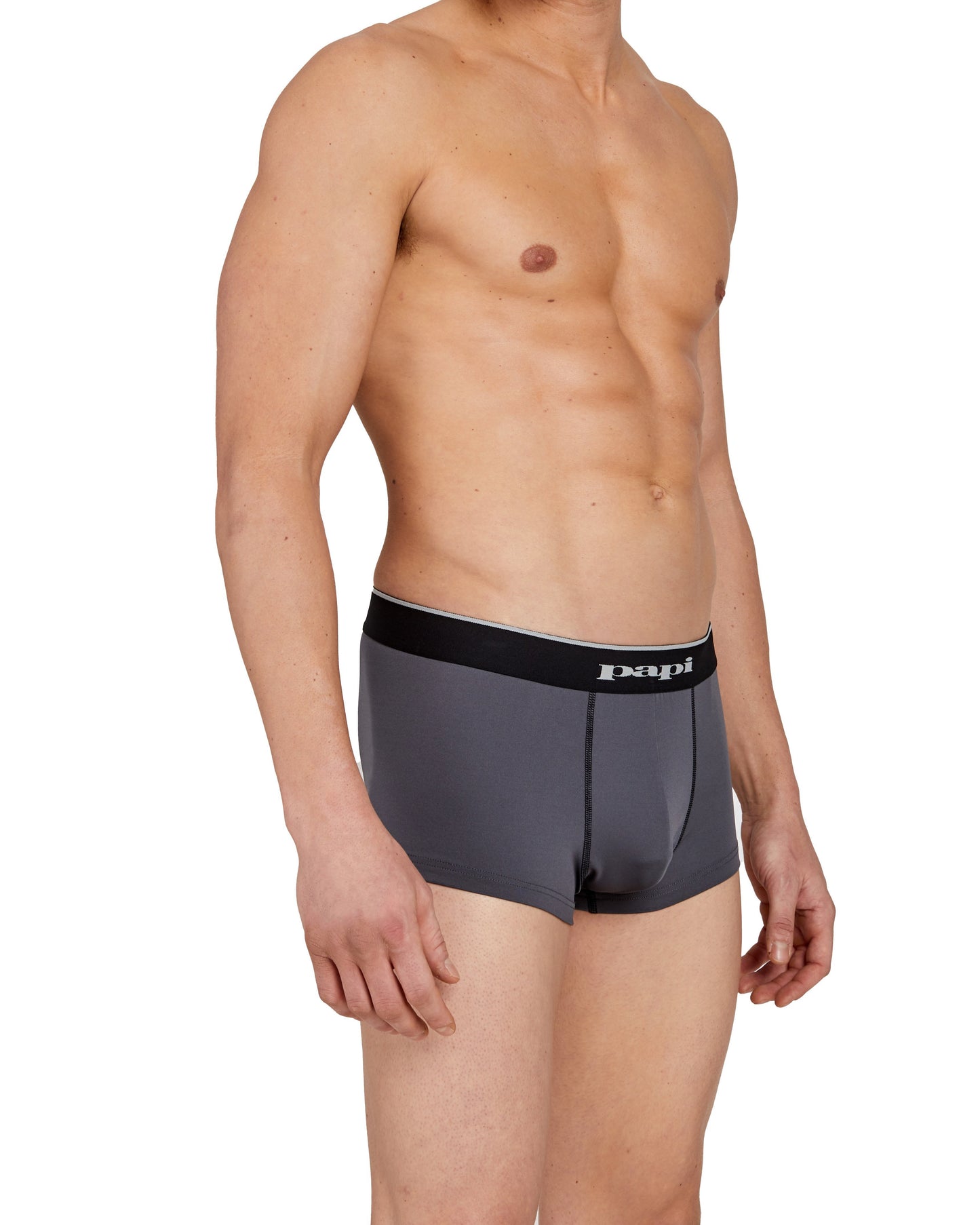 papi Grey Space Dye Magnet 2-Pack Microflex Brazilian Trunks