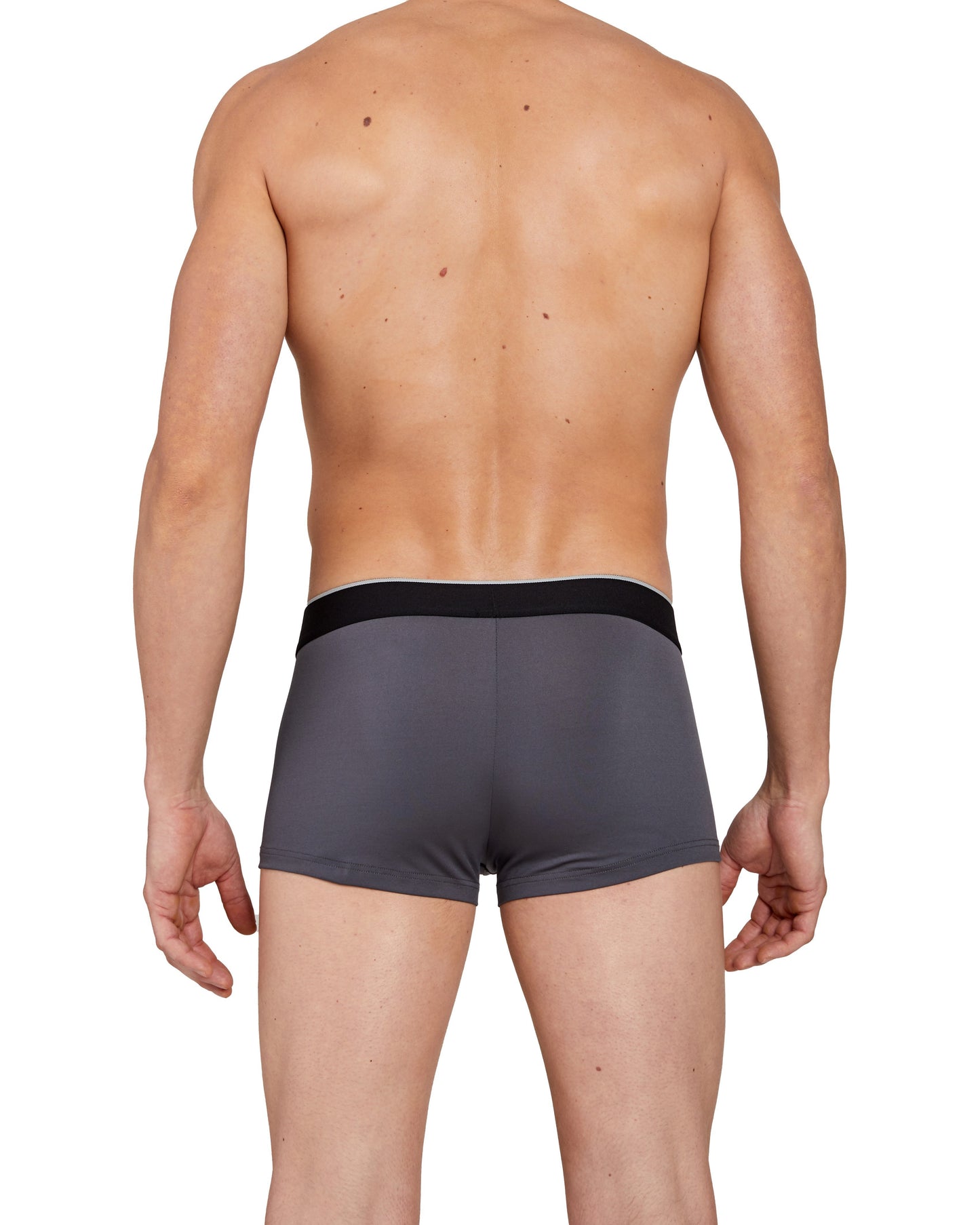 papi Grey Space Dye Magnet 2-Pack Microflex Brazilian Trunks