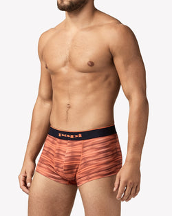 papi Orange Space Dye and Maritime Blue 2-Pack Microflex Brazilian Trunks thumbnail 2