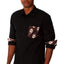 00 Nothing Black Skullgre Button-Up