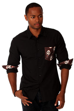 00 Nothing Black Skullgre Button-Up thumbnail 2