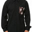00 Nothing Black Skullgre Button-Up