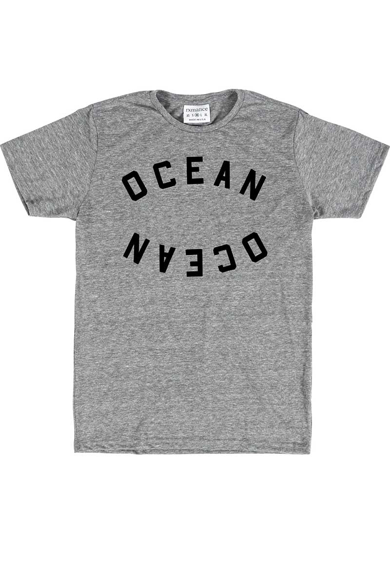 Rxmance Grey Ocean Crew Tee