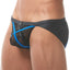 Gregg Homme Black X-OTIK Italian Mesh C-Ring Brief