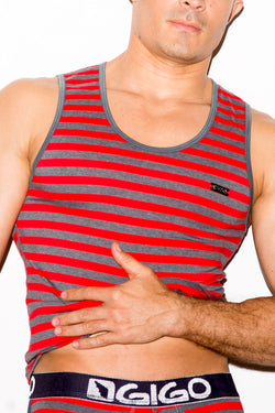 Gigo Red Sailor Tank Top thumbnail 2