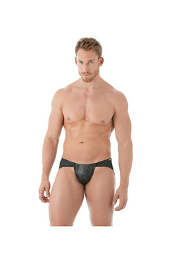 Gregg Homme Charcoal Wild West Faux Suede Loincloth Brief thumbnail 3