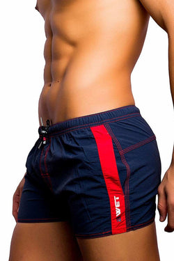 BWET Navy & Red Gordon Swim Short thumbnail 2