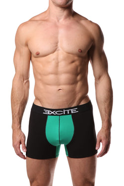 EXCiTE Black & Green Boxer Brief thumbnail 1