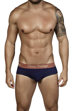 Clever Navy Old-School Open-Fly Brief thumbnail 1