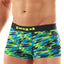 Papi Green Abstract Microflex Brazilian Trunk