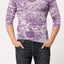 Y.M.L.A. Purple Burnout V-Neck