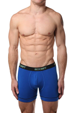 2(X)IST Lime & Blue Performance Cotton Boxer Brief 2-Pack thumbnail 3