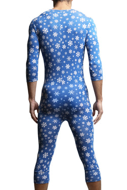 Trend Blue Snowflake Playtime Onesies thumbnail 4