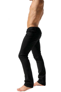 Rufskin Black Byron Stretch Twill 5-Pocket Jeans thumbnail 3