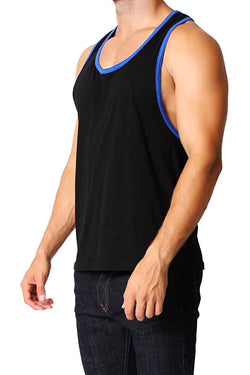 Timoteo Black & Royal Blue Freedom Tank thumbnail 2