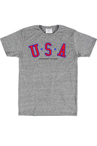 Rxmance Grey Sportsmanship Crew Tee