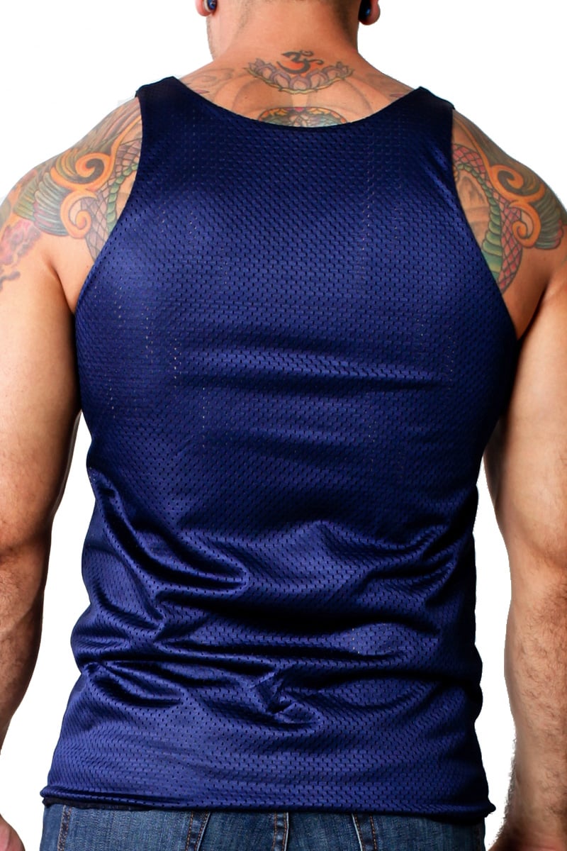 CellBlock 13 Black & Navy Beer Bust Tank