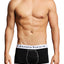 James Tudor Black & White Half Fall Boxer Brief