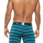 Xtremen Turquoise Thin Stripes Boxer Brief